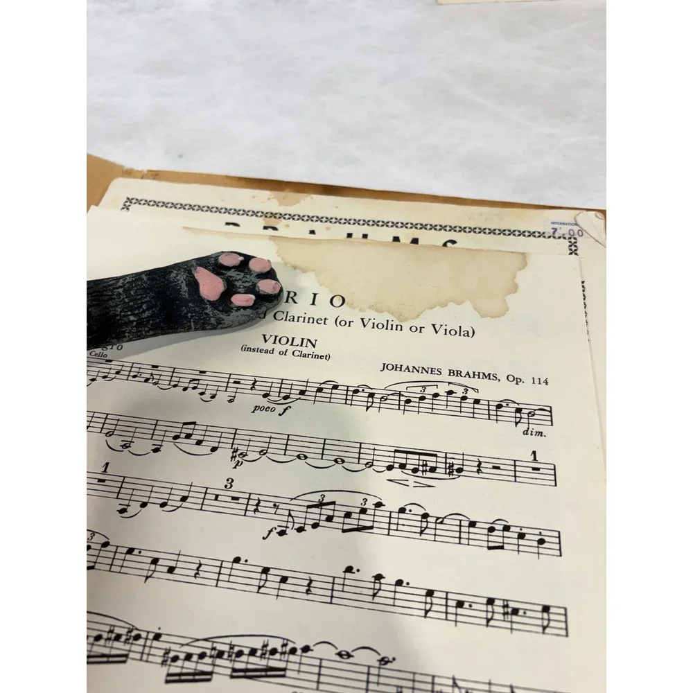 Brahms Trio in A minor Opus 114 Sheet Music Piano Cello Clarinet Violin Viola